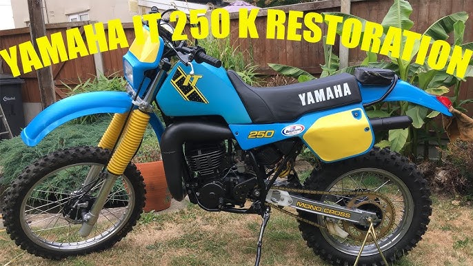 Restoring a very rare1983 Yamaha IT 250 K full to mint condition - YouTube