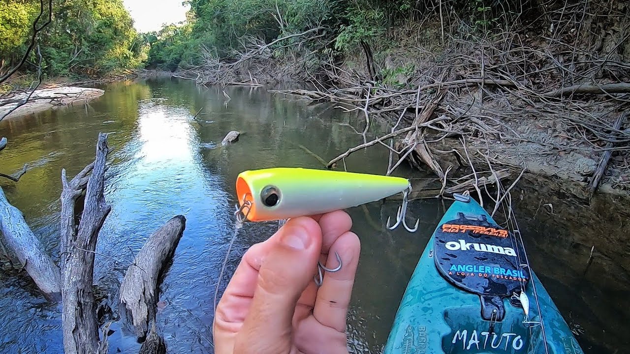 PRA SURDO OUVIR, PRA CEGO VER, ESSA ISCA FAZ MILAGRE ACONTECER!!! OCL Baca Popper. Pescaria.