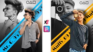 Name Tag DuaL Photo Editing || Picsart Editing New Style - Xyaa Edits🔥