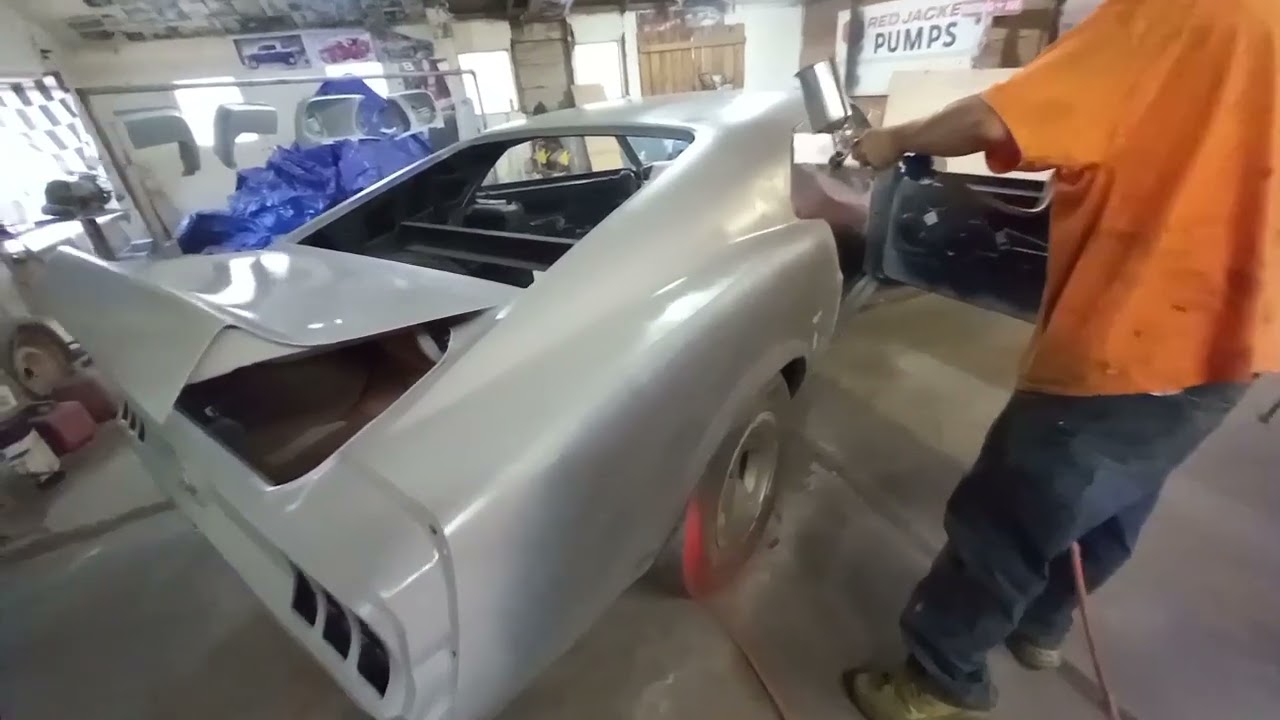 UreChem Polyurethane primer on the castback