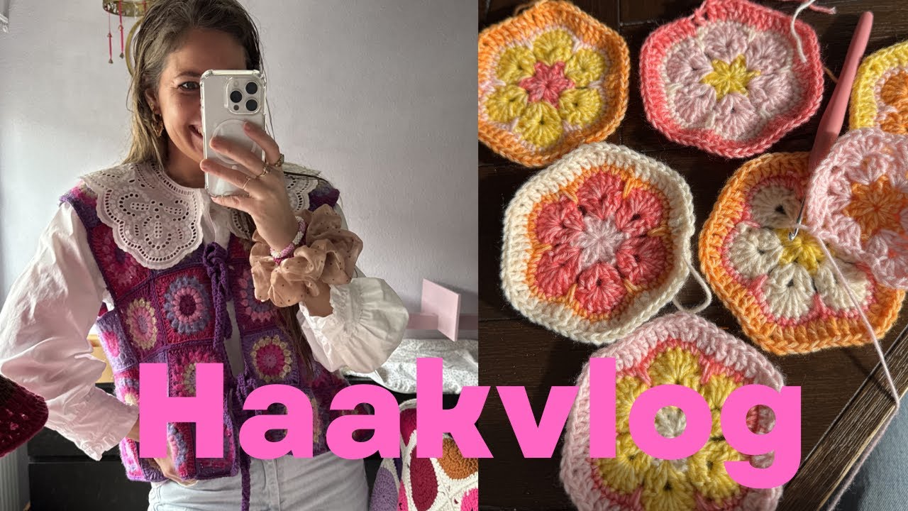 Kleurrijke haakvlog 50🎥🧶: Sun kissed top is af, testhaakster gezocht en sokken breien
