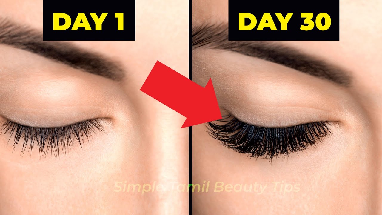 How to Grow Eye Lashes Faster Naturally in Tamil | Get Long Eyelashes