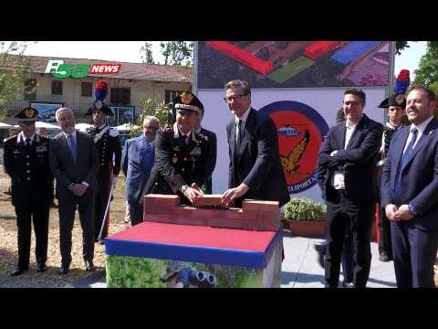 Video Somma - Prima pietra per la nuova caserma dei Baschi Rossi