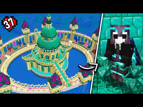 Hice la GRANJA de GUARDIANES más GRANDE de Minecraft