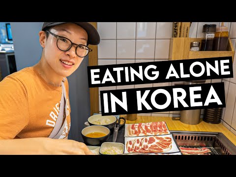 Eating Alone in Korea 🇰🇷 Personal BBQ in Hongdae, Korean \