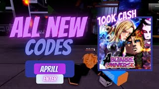 A Bizarre Universe Codes (APRIL 2023) 100K CASH [ ALL NEW WORKING CODES ]