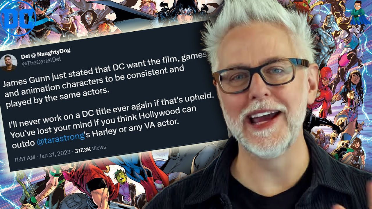 James Gunn Gets BACKLASH from Voice Acting Community YouTube
