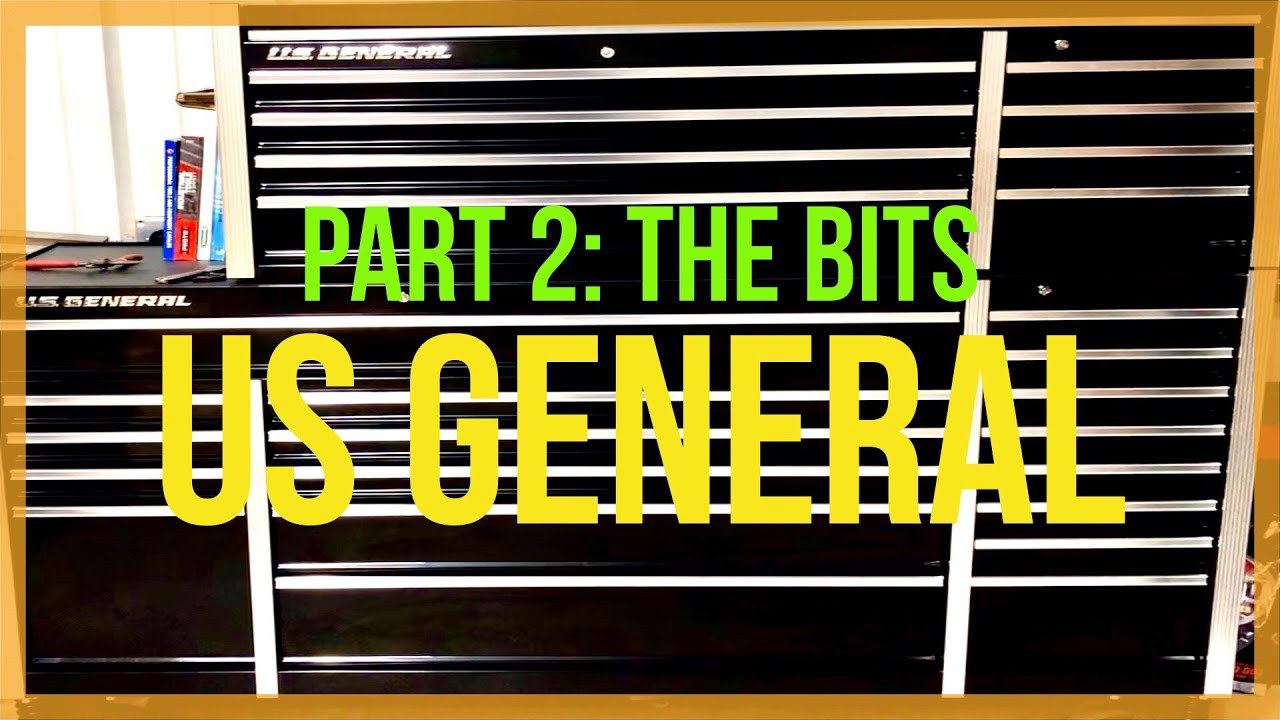 Tool box tour Part 2 US General Tour the bits... YouTube