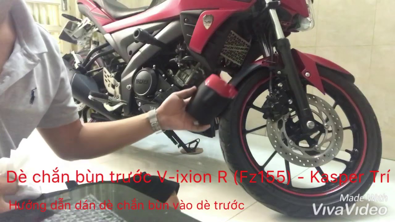 Dè chắn bùn trước Yamaha VixionR (Fz155) - YouTube