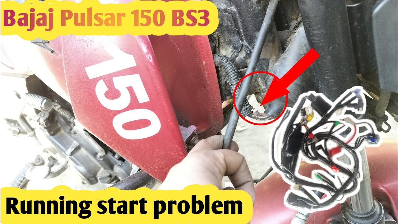  Bajaj Pulsar 150 BS3 running start  wiring problem  