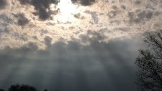 The Sun's Rays; Shining Through the Dark Clouds 3/30/16