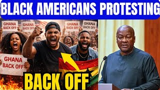 GHANA IN HOT SOUP AS BLACK AMERICANS FIRE BACK 👀🙄