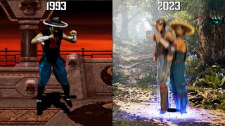 Kung Lao Teleport Evolution - Mortal Kombat 2-12 1993-2023 4K