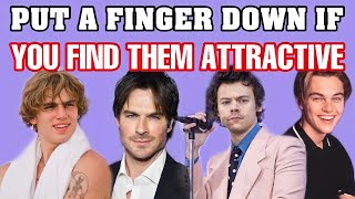 Put A Finger Down If You Find Them ATTRACTIVE | 5 different stages