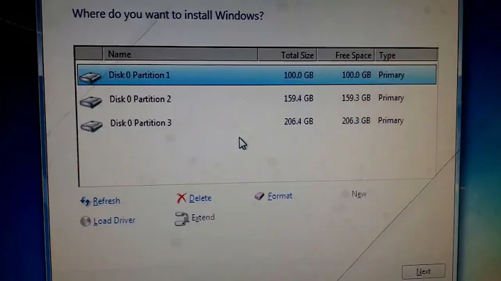 partition create windows installation time hdd SSD | create partition windows 7 installation