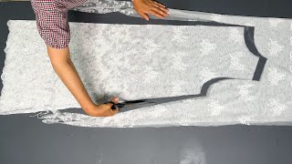 картинка: [DIY] Мы создали нечто удивительное и новое из очень старых кружевных занавесок. | Наслаждайтесь!