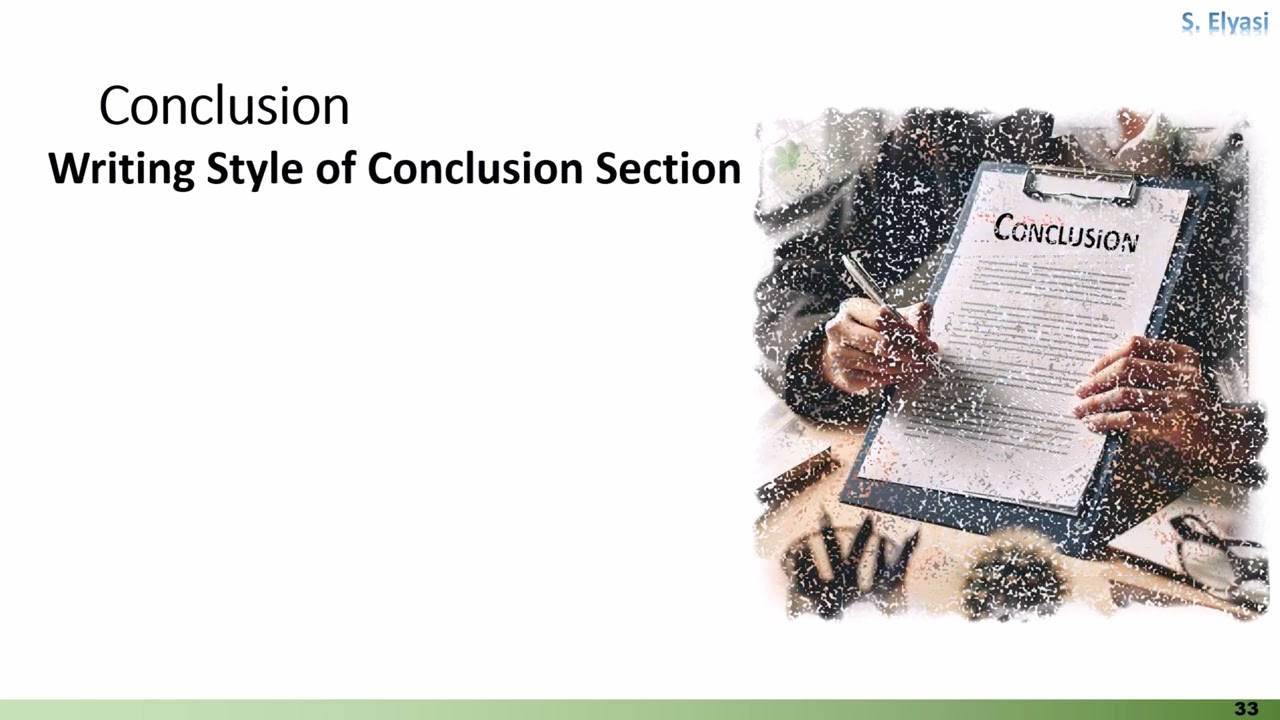 Anatomy Of An Academic Article Part 7 Conclusion