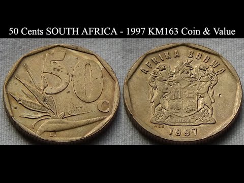 50 Cents SOUTH AFRICA - 1997 KM163 Coin U0026 Value