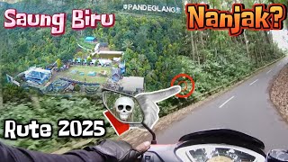 Rute TERBARU...! Saung Biru Pandeglang 2025 II Via Perempatan Kampung Domba gunung Karang