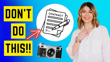 5 Photography CONTRACT MISTAKES & what to do instead...