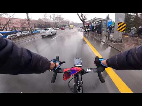 Yağmurlu Ankara Trafiğinde Bisikletle İşe Gidip Geliyoruz-Bahçeli-Ulus-Sıhhiye Vlog#8