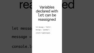 JavaScript Variables Rule #2
