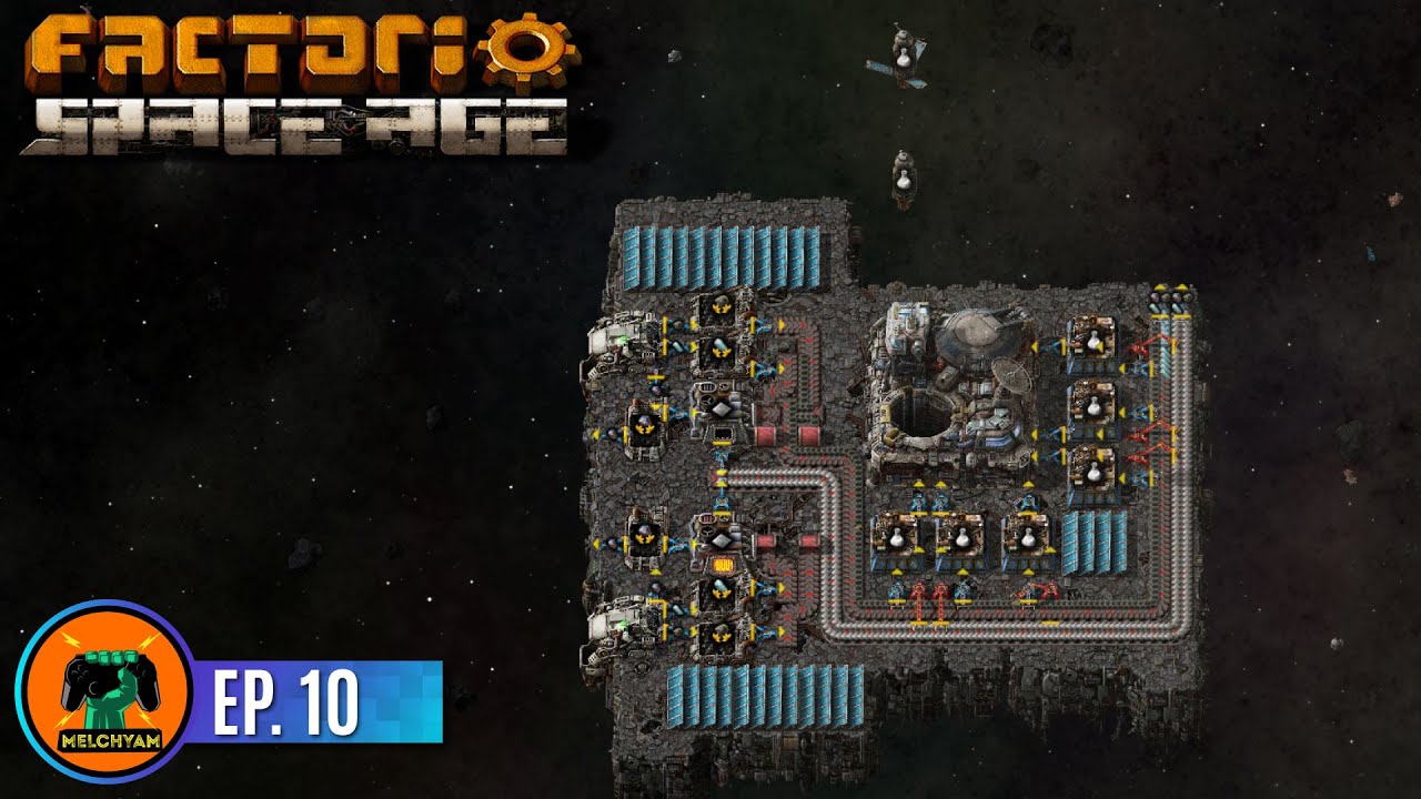 PRODUCIENDO CIENCIA ESPACIAL - EP. 10 // Factorio 2.0 SPACE AGE - YouTube