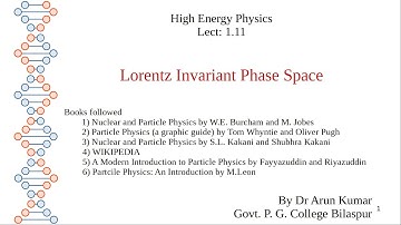 Lect 1.11: Lorentz Invariant Phase Space