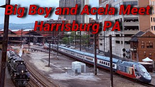 Union Pacific Big Boy 4014 Stops in Harrisburg Pennsylvania 7/7/26