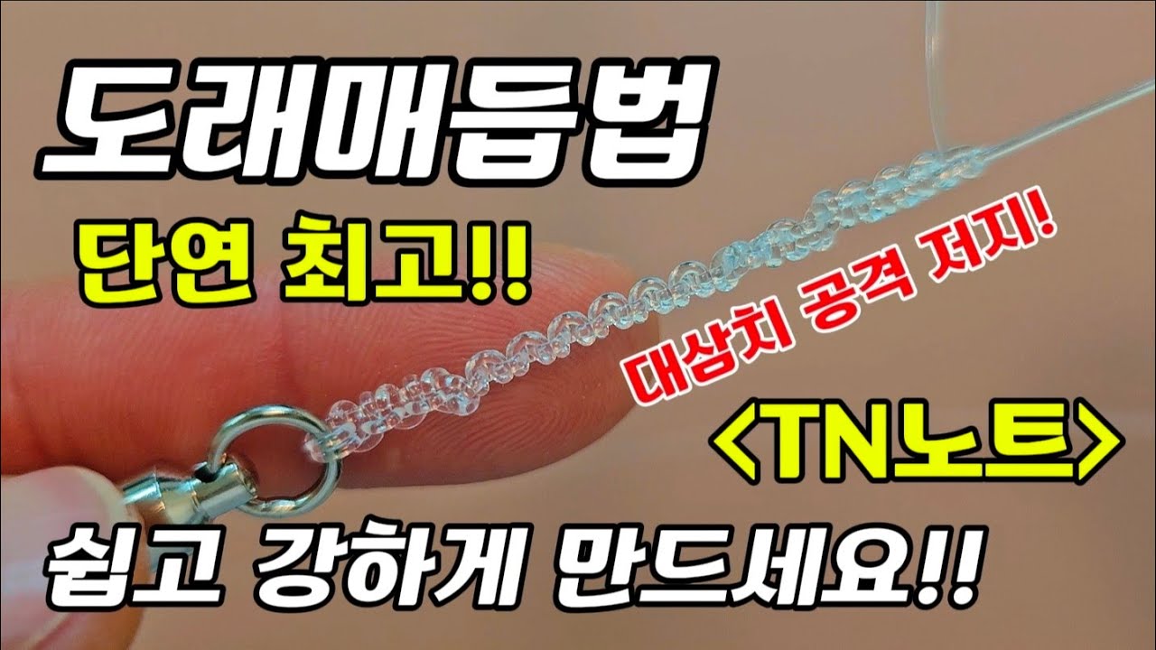 강한 도래매듭_TN노트! 쉽고 빠르고 강하게 만들자!!