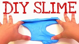 Very stretchy, fluffy and soft slime! how to make diy slime with no
borax, liquid starch, detergent, cornstarch... silly putty without
borax usin...
