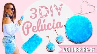 DIY BOLSA / CAPINHA / BRINCO POM POM - PELÚCIA