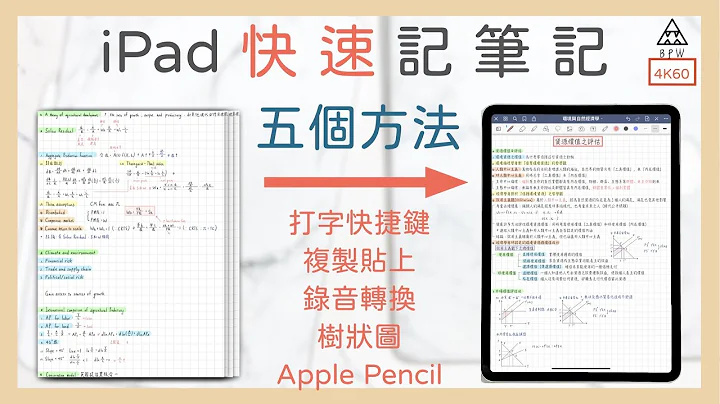 用iPad快速記筆記（五個方法）《BPW Study #38》iPad筆記如何比紙張筆記更有效率？ - 天天要聞