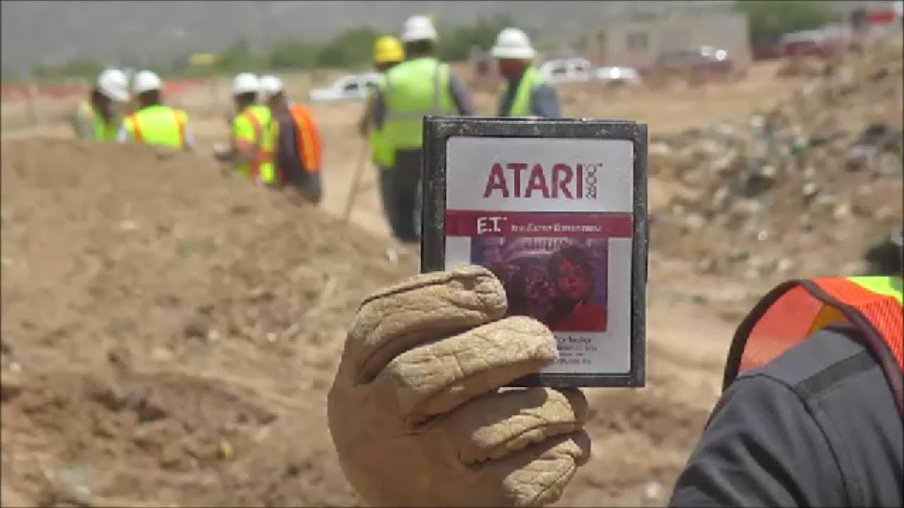 atari video game burial