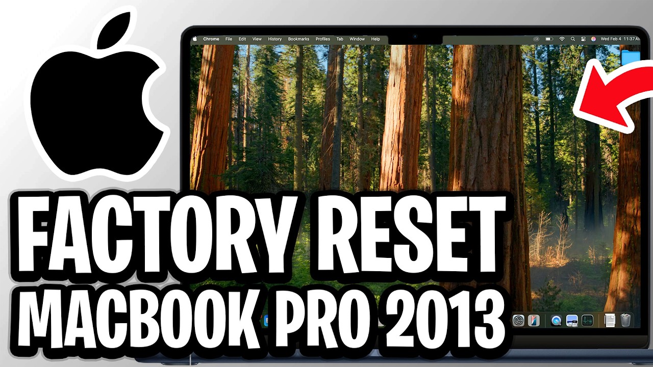 How To Factory Reset Macbook Pro 2013 - Full Guide - YouTube