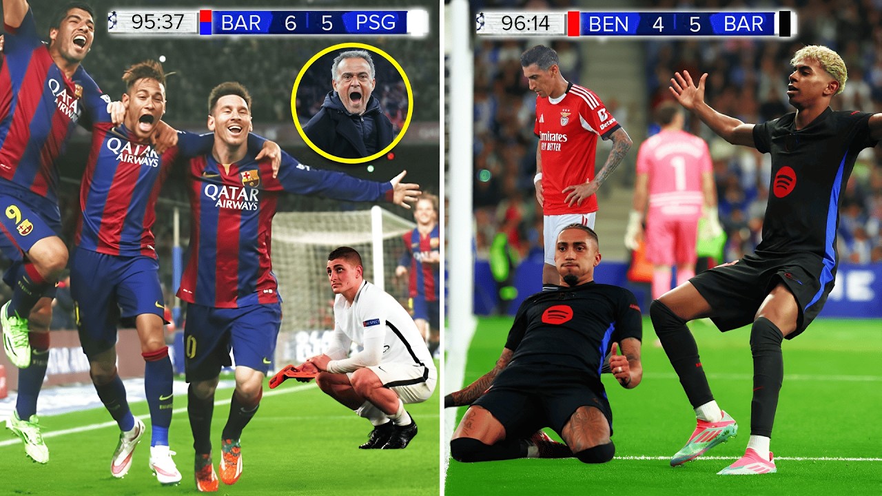 15 драматичных матчей «Барселоны», исход которых решился на последних минутах.