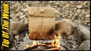 Cooking Bacon & Eggs In A Paper Bag - 