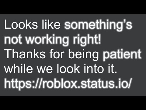 Looks Like Something S Not Working Right Thanks For Being Patient While We Look Into It Youtube - looks like something's not working right roblox que significa