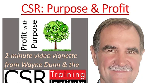 CSR Purpose & Profit