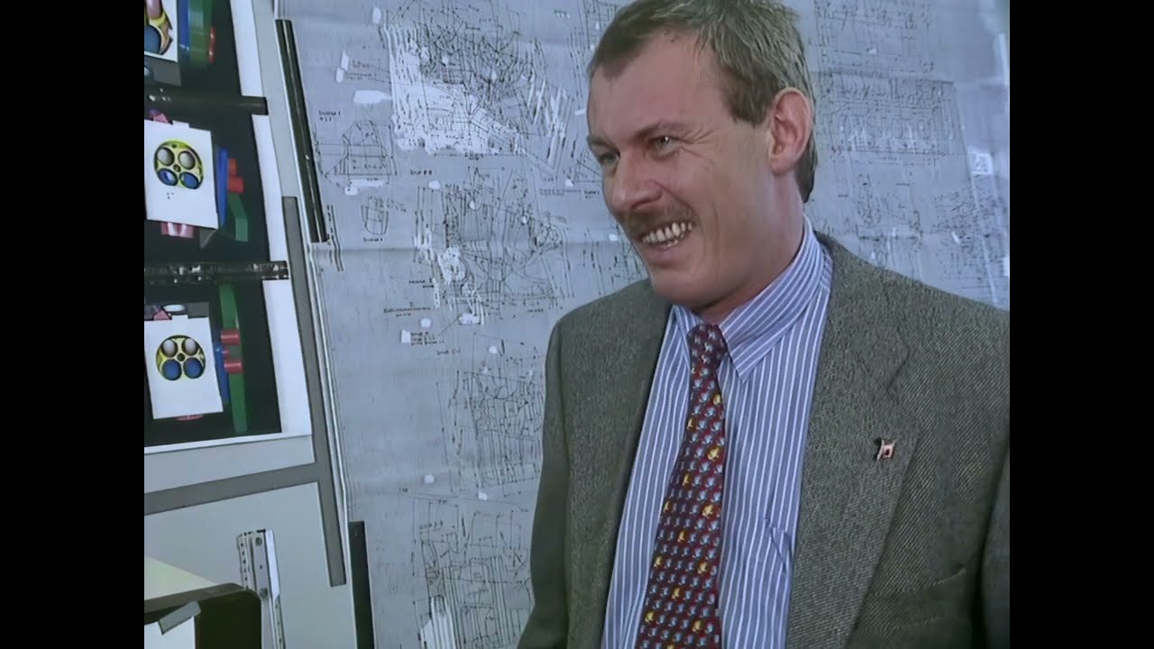 Audi Motorsport Head of Engine Technology Ulrich Baretzky speaking in September 1996