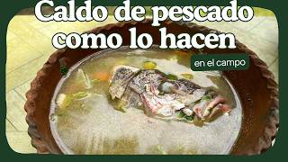 Caldo de pescado al estilo del campo