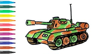 Easy Drawing Tank I Kolay Tank Çizimi I Basit Tank Nasıl Çizilir?