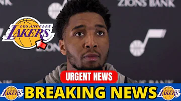 BOMB! URGENT! LOOK WHAT DONOVAN MITCHELL SAID ABOUT THE LAKERS! SHOCKED THE NBA! LAKERS NEWS!