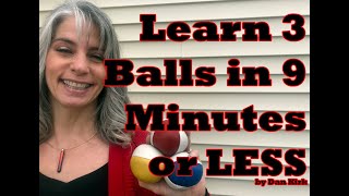 How To Juggle 3 Balls - Tutorial