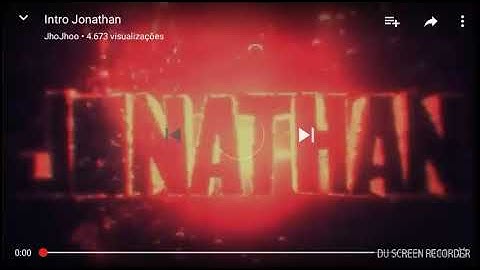 Nova intro do meu canal