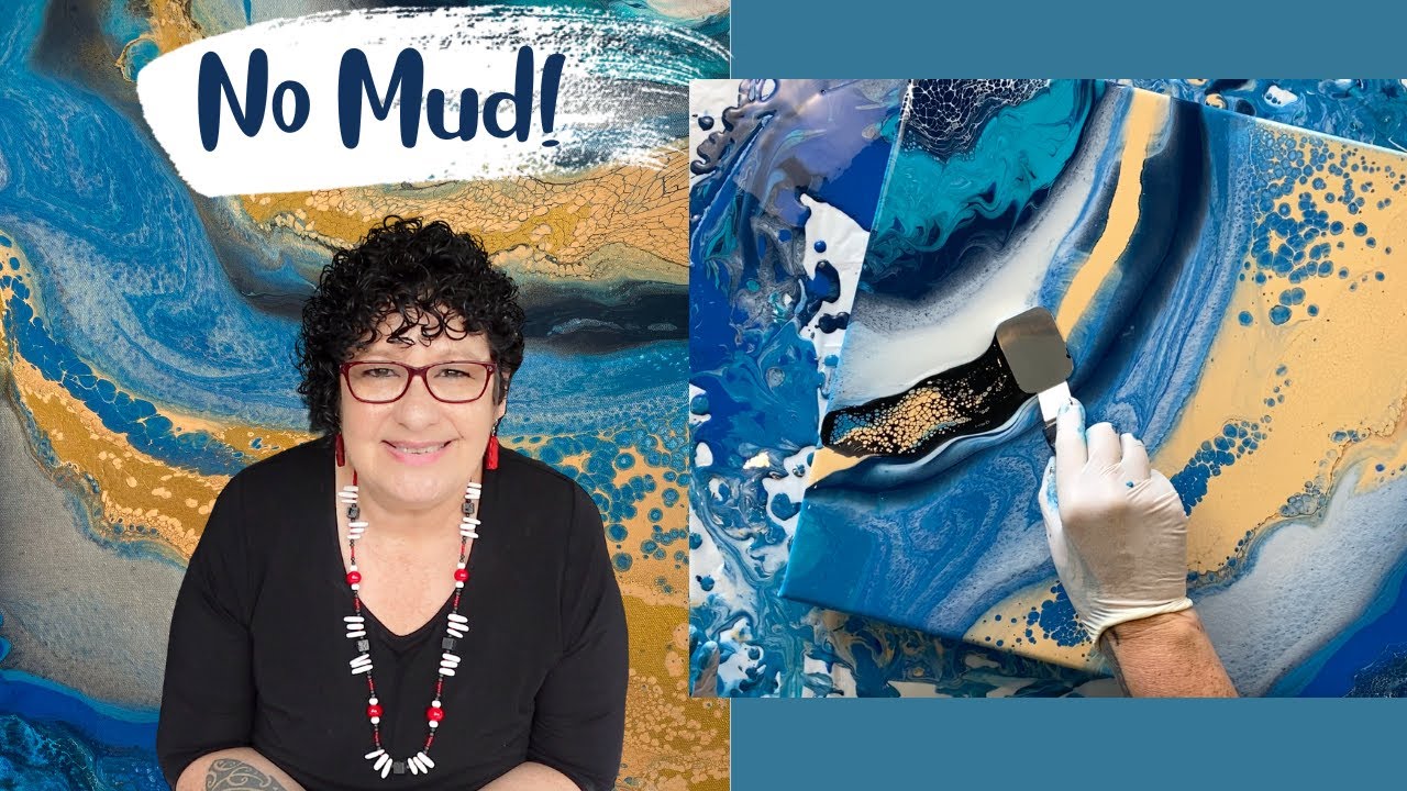 How I Avoid Muddy Colours in This Bold Fluid Art Experiment - YouTube