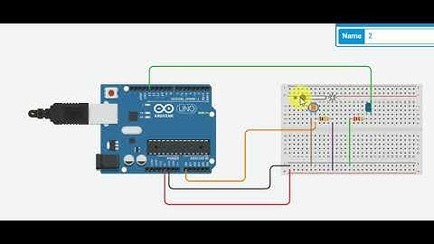 [Arduino] Build a circuit that lights an LED when it is sufficiently dark in a room.