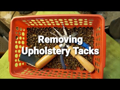 How to Remove Upholstery Tacks from Furniture | Upholstery