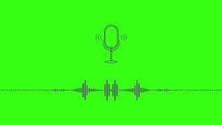 2023 تحميل  جديد كروما خضراء موجات صوتية جاهزه للتصميم والمونتاج ,  Audio Spectrum | موجة صوت Chroma