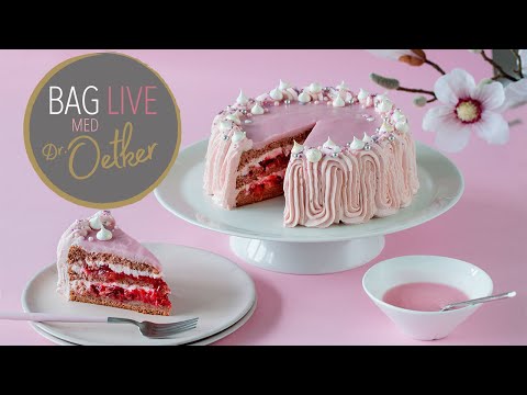 #BagLiveMedOetker | Pink blomme lagkage